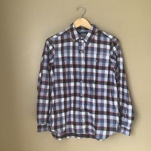 REI Wallace Lake plaid flannel shirt Medium